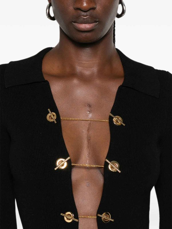 ELISABETTA FRANCHI: ニーレングスドレス online - 膝丈ドレス - 黒
