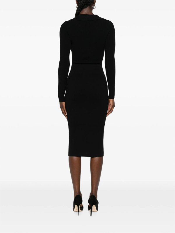 The Best Shops ELISABETTA FRANCHI: ニーレングスドレス - 膝丈ドレス - 黒