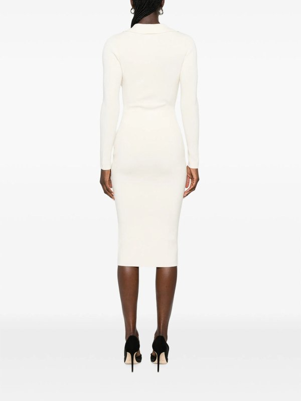 The Best Shops ELISABETTA FRANCHI: ニーレングスドレス - 膝丈ドレス - ベージュ