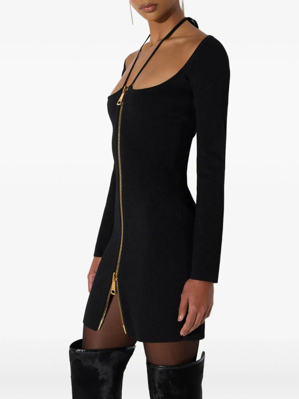 The Best Shops ELISABETTA FRANCHI: ニーレングスドレス - 膝丈ドレス - 黒