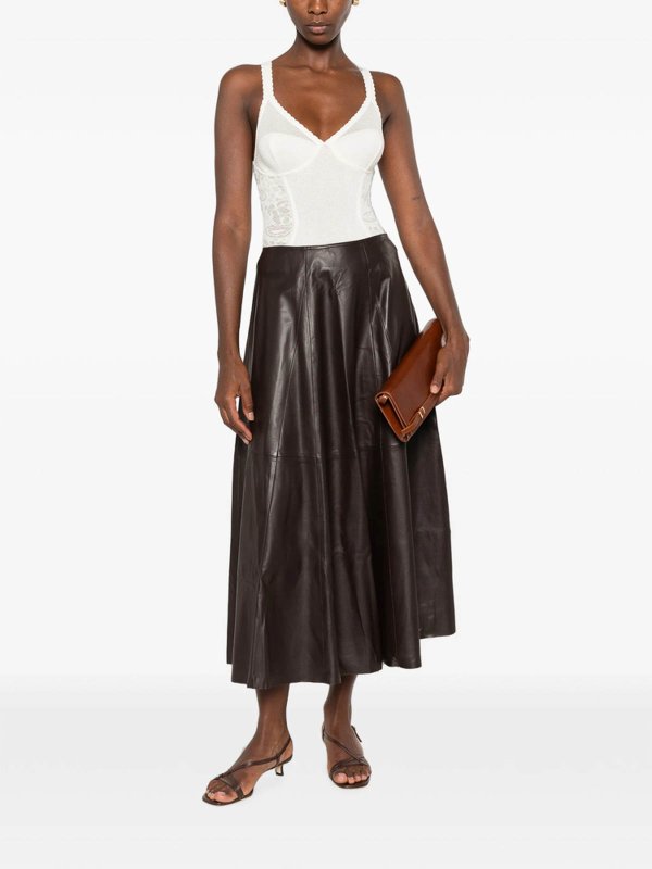 ELISABETTA FRANCHI buy online トップ/タンクトップ - ベージュ