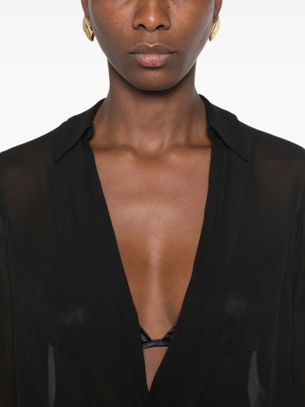 シャツ - 黒 shop online: ELISABETTA FRANCHI