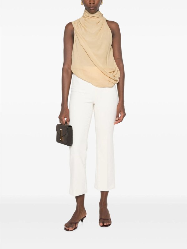 ELISABETTA FRANCHI buy online カジュアルパンツ - ベージュ