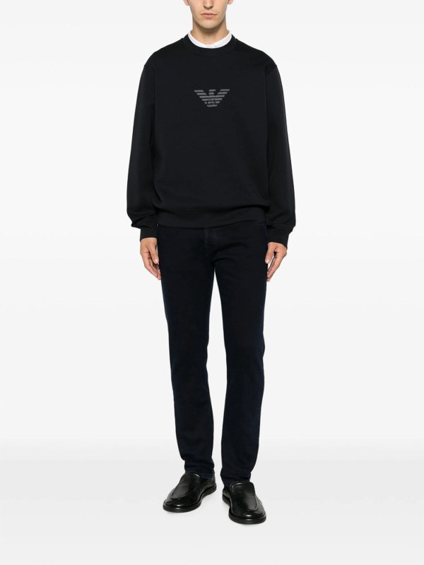 EMPORIO ARMANI: スウェット＆セーター online - スウェットシャツ/セーター - ブルー