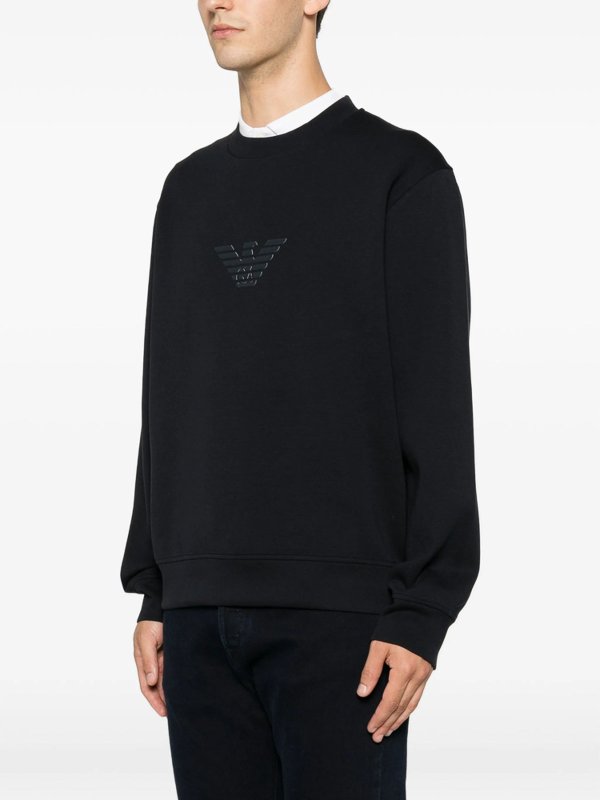 The Best Shops EMPORIO ARMANI: スウェット＆セーター - スウェットシャツ/セーター - ブルー