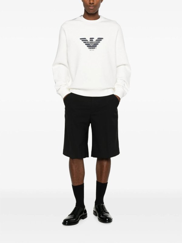 スウェットシャツ/セーター - 白 shop online: EMPORIO ARMANI