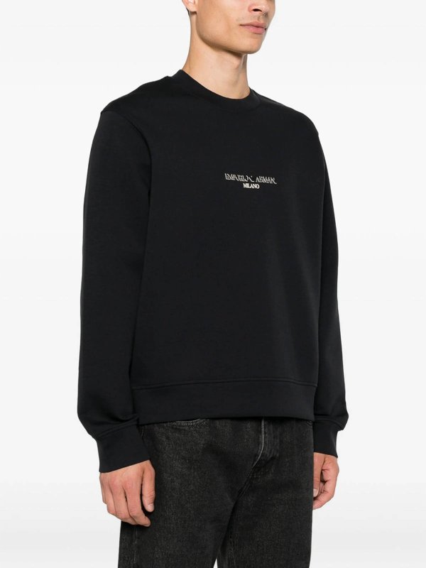 EMPORIO ARMANI: スウェット＆セーター online - スウェットシャツ/セーター - 黒