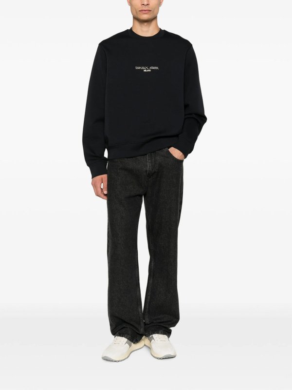 スウェットシャツ/セーター - 黒 shop online: EMPORIO ARMANI