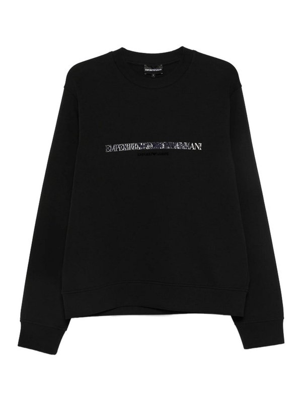 EMPORIO ARMANI: スウェット＆セーター - スウェットシャツ/セーター - 黒
