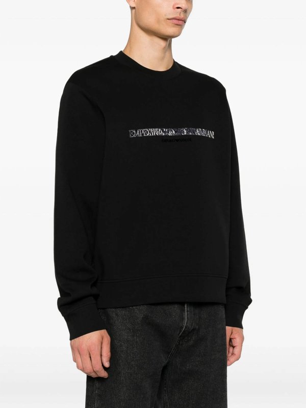 スウェットシャツ/セーター - 黒 shop online: EMPORIO ARMANI
