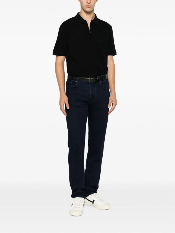 ポロシャツ - 黒 shop online: EMPORIO ARMANI