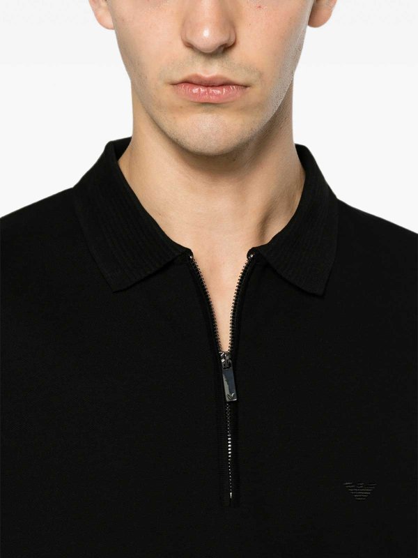 EMPORIO ARMANI buy online ポロシャツ - 黒
