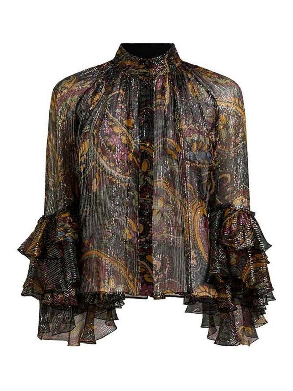ETRO: シャツ - シャツ - 黒