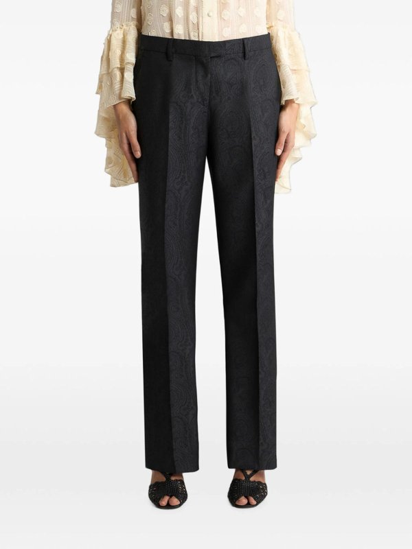 カジュアルパンツ - 黒 shop online: ETRO