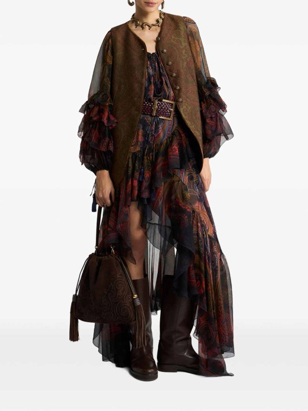 ETRO: Chalecos  online - Chaleco - Marrón