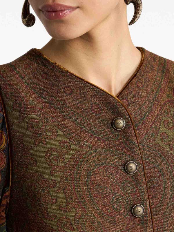 Chaleco - Marrón shop online: ETRO