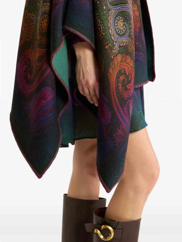 ETRO: Capes & Ponchos online - Cape - Grün