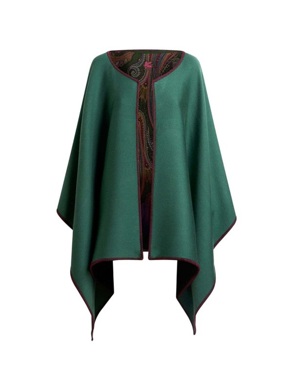 The Best Shops ETRO: Capes & Ponchos - Cape - Grün