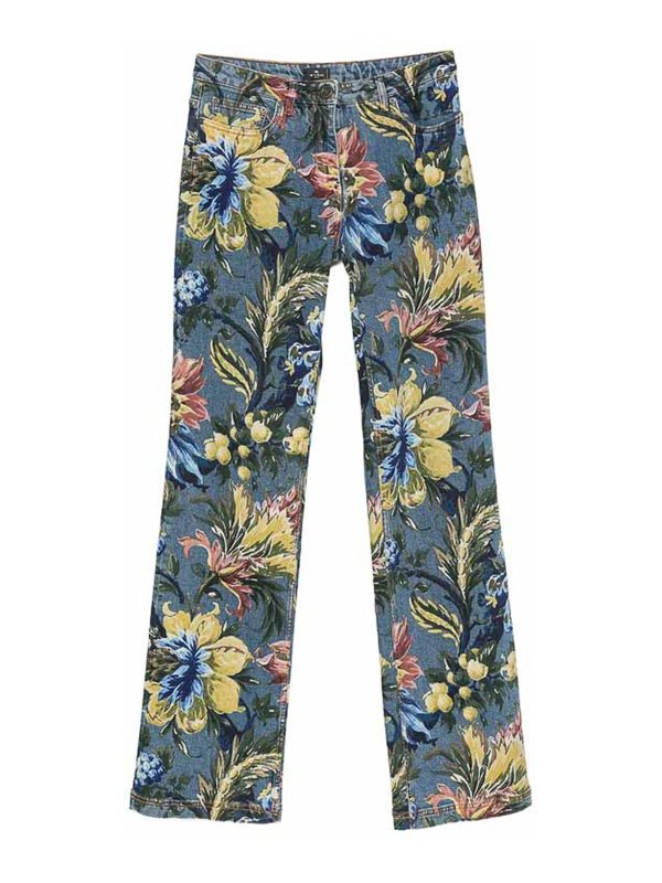 ETRO: straight leg jeans - Jeans