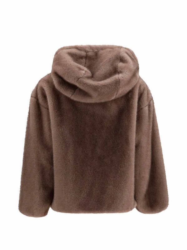 The Best Shops HERNO: 毛皮＆シアリングコート - 毛皮/ムートンコート - ブラウン