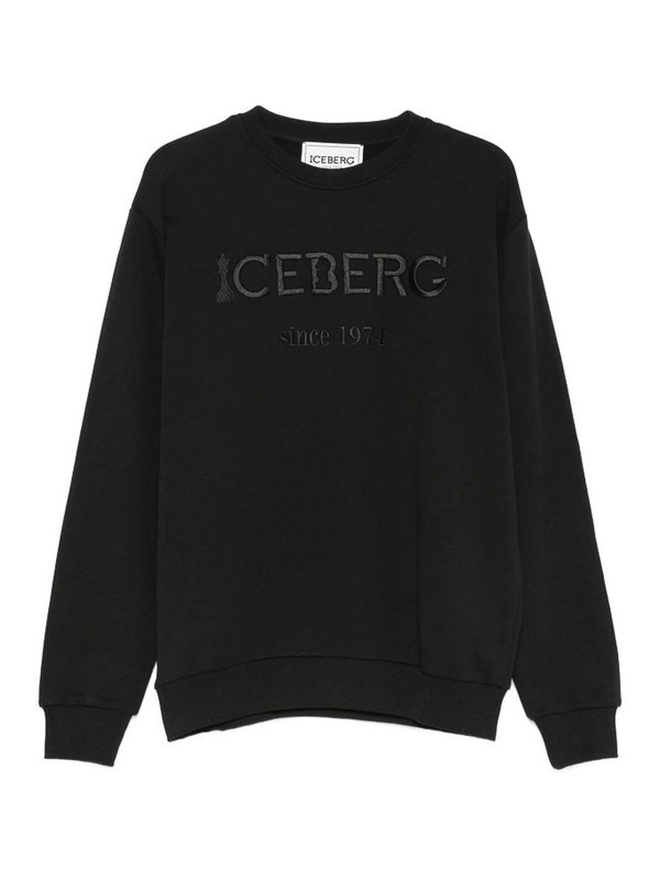 Iceberg: スウェット＆セーター - スウェットシャツ/セーター - 黒