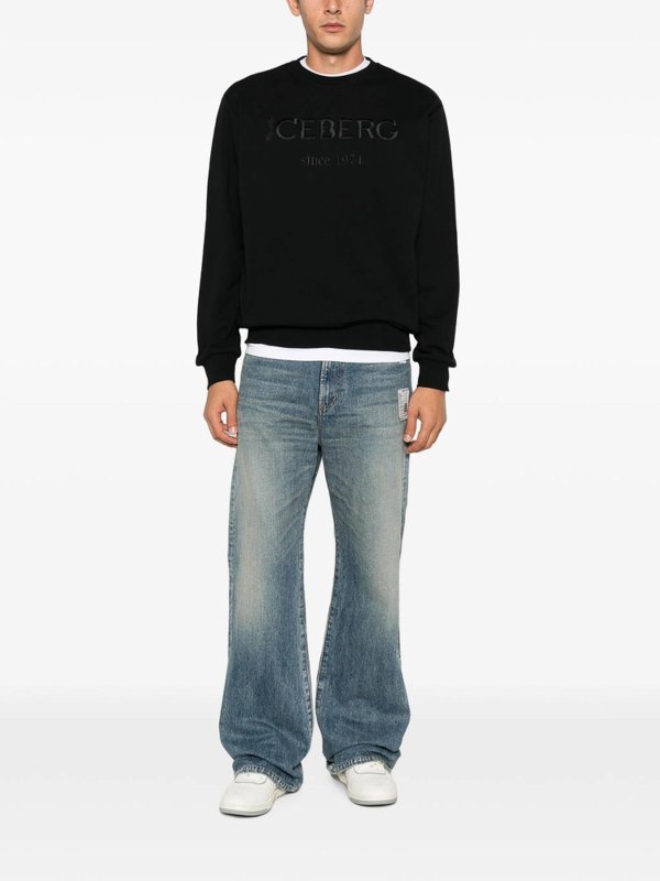 スウェットシャツ/セーター - 黒 shop online: Iceberg