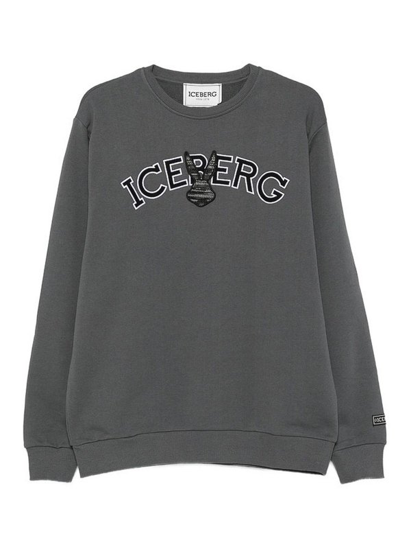 Iceberg: スウェット＆セーター - スウェットシャツ/セーター - グレー