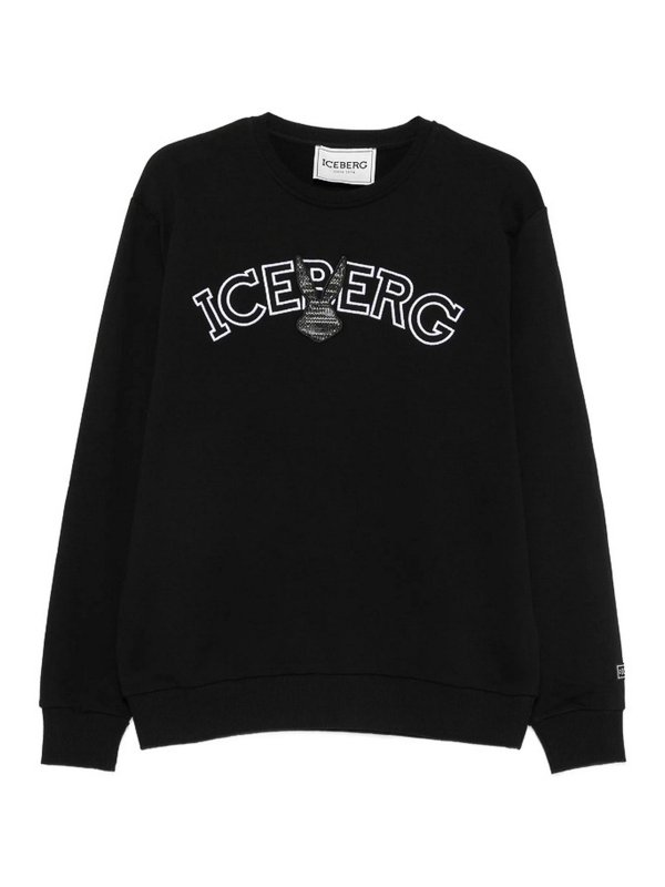 Iceberg: Sudaderas y suéteres - Sudadera - Negro