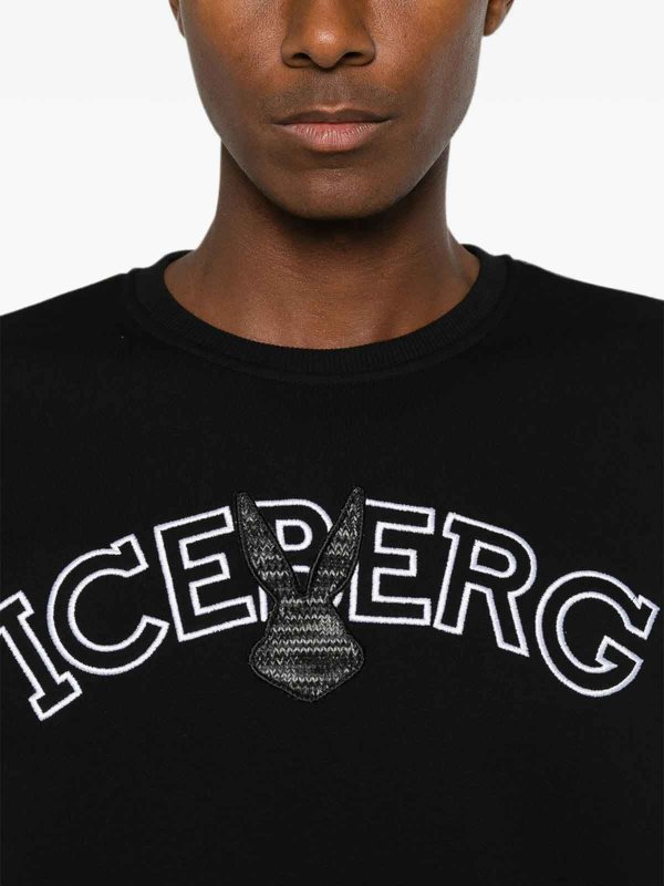 The Best Shops Iceberg: Sudaderas y suéteres - Sudadera - Negro