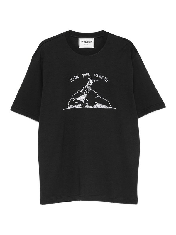 Iceberg: Tシャツ - Tシャツ - 黒