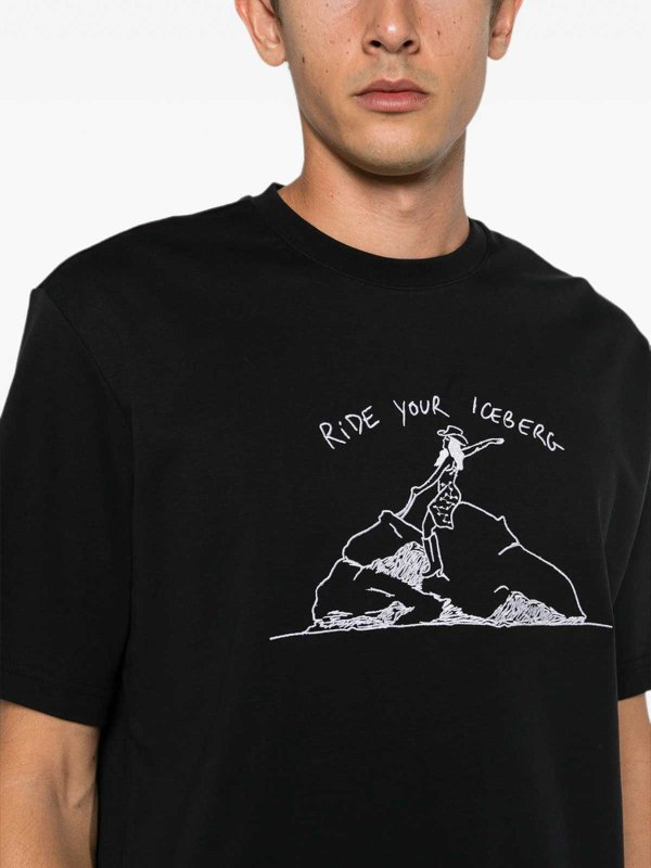 The Best Shops Iceberg: Tシャツ - Tシャツ - 黒