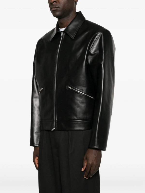 JIL SANDER buy online レザージャケット - 黒