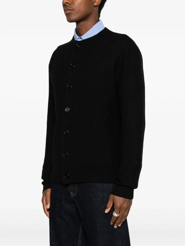 クルーネック - 黒 shop online: JIL SANDER