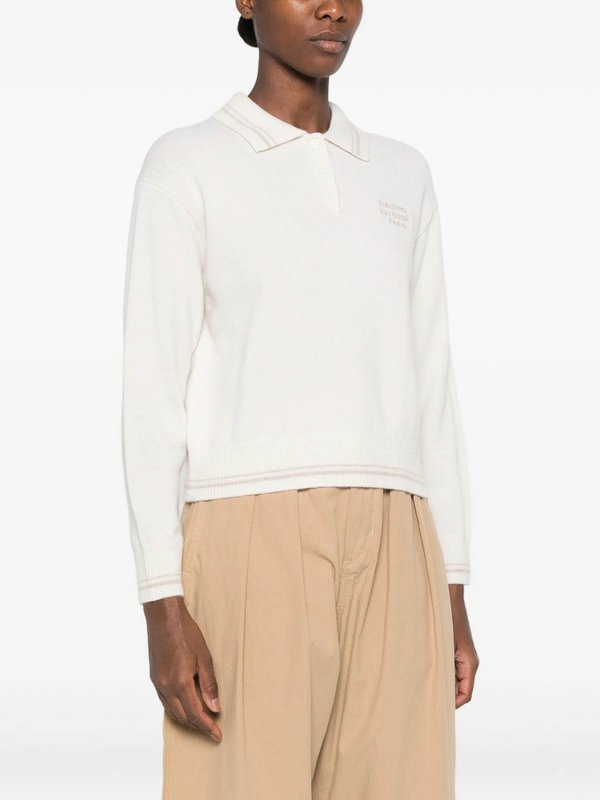 The Best Shops MAISON KITSUNÉ: クルーネック - クルーネック - ベージュ