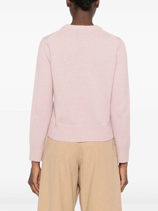 MAISON KITSUNÉ: クルーネック online - クルーネック - ピンク