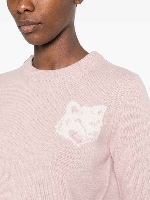 MAISON KITSUNÉ buy online クルーネック - ピンク