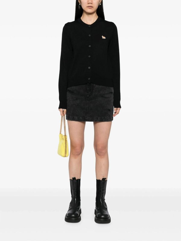 MAISON KITSUNÉ: カーディガン online - カーディガン - 黒