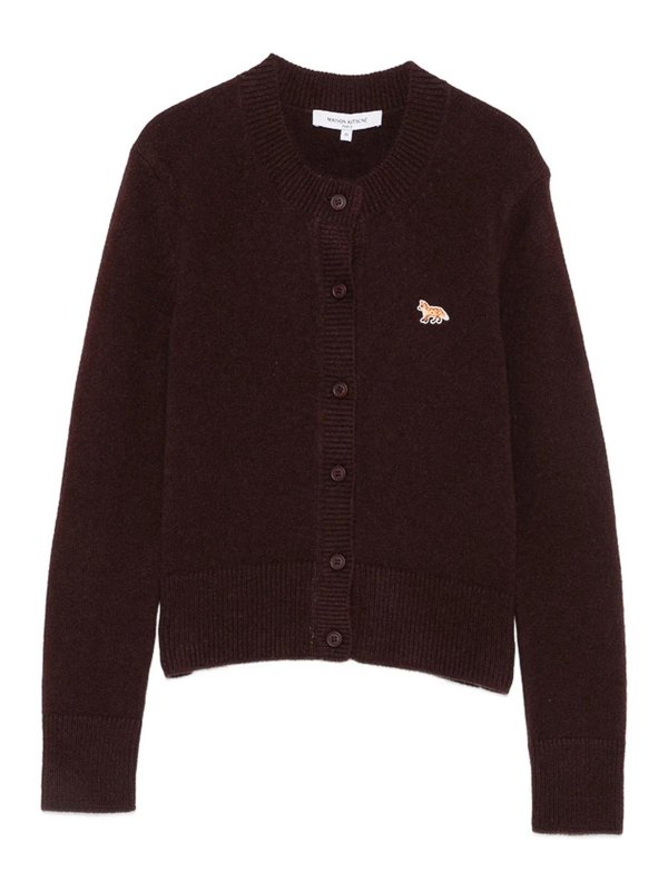 MAISON KITSUNÉ: カーディガン - カーディガン - 紫