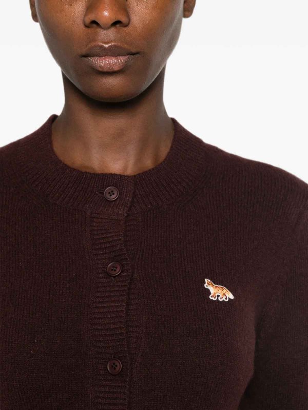 MAISON KITSUNÉ buy online カーディガン - 紫