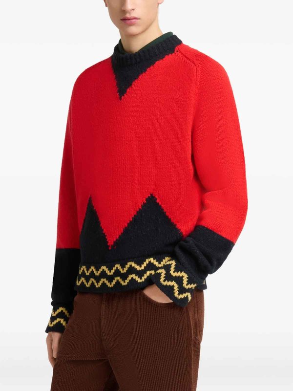 The Best Shops Marni: クルーネック - クルーネック - 赤