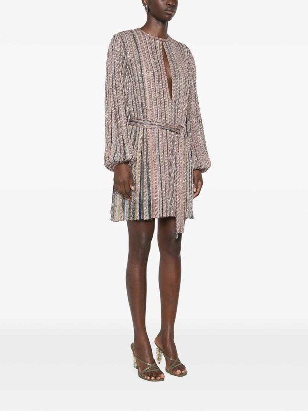 The Best Shops MISSONI: ニーレングスドレス - 膝丈ドレス - ベージュ
