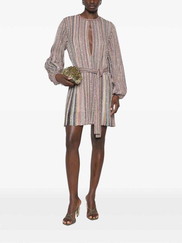 MISSONI buy online 膝丈ドレス - ベージュ