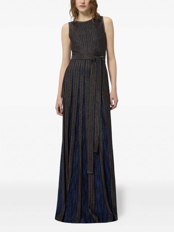 マキシドレス - ブラウン shop online: MISSONI