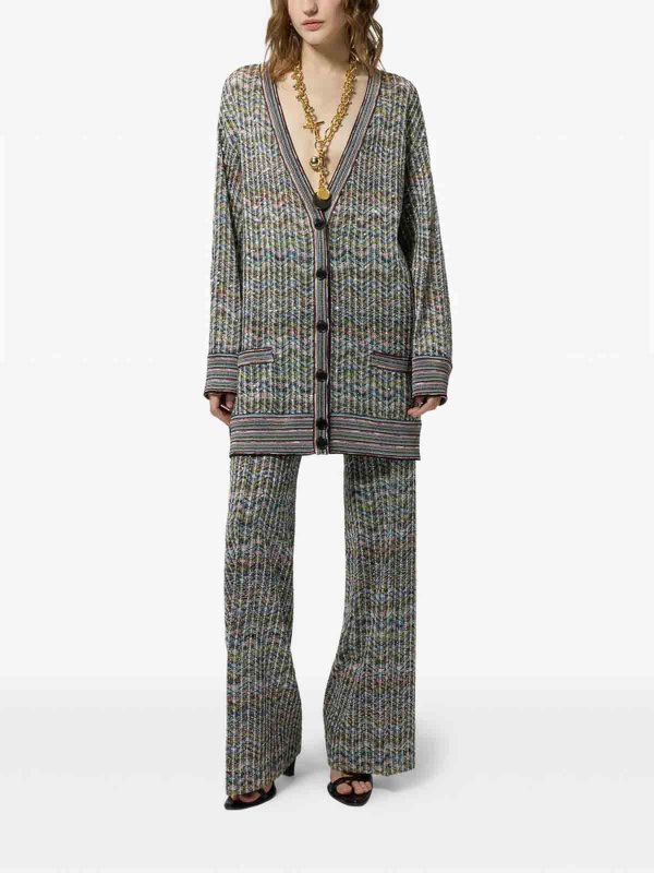クルーネック - 緑 shop online: MISSONI