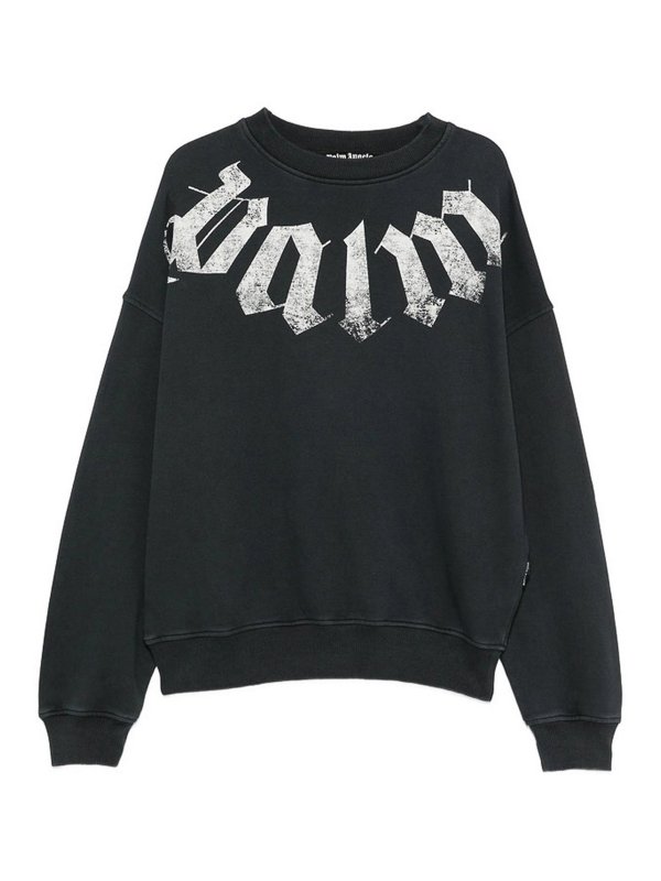 Palm Angels: スウェット＆セーター - スウェットシャツ/セーター - 黒