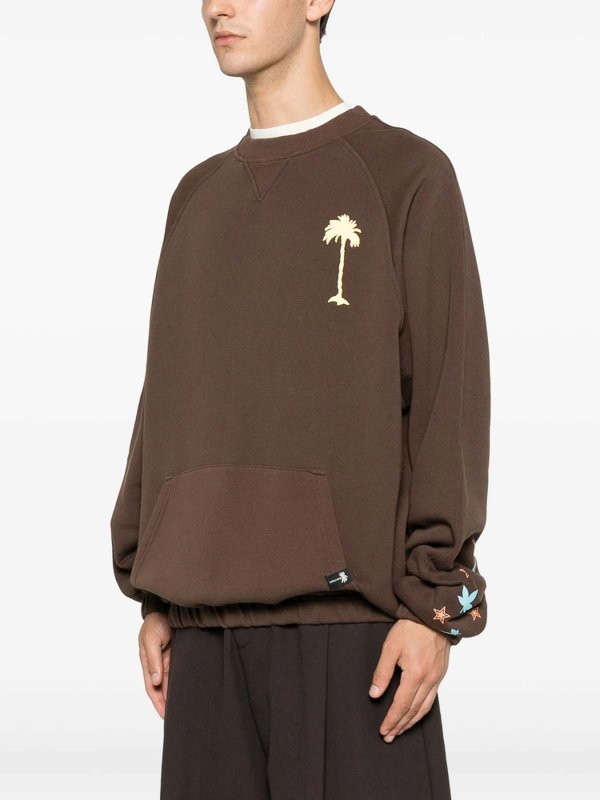 スウェットシャツ/セーター - ブラウン shop online: Palm Angels