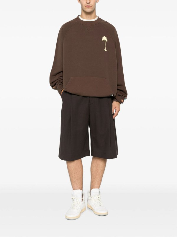 Palm Angels buy online スウェットシャツ/セーター - ブラウン