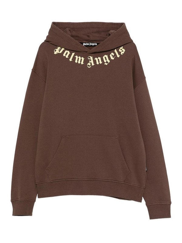 Palm Angels: スウェット＆セーター - スウェットシャツ/セーター - ブラウン