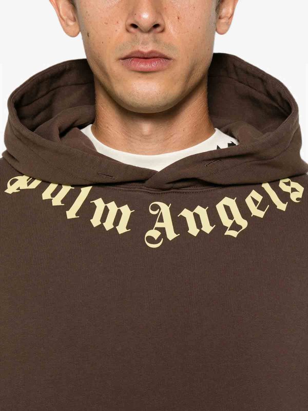 スウェットシャツ/セーター - ブラウン shop online: Palm Angels