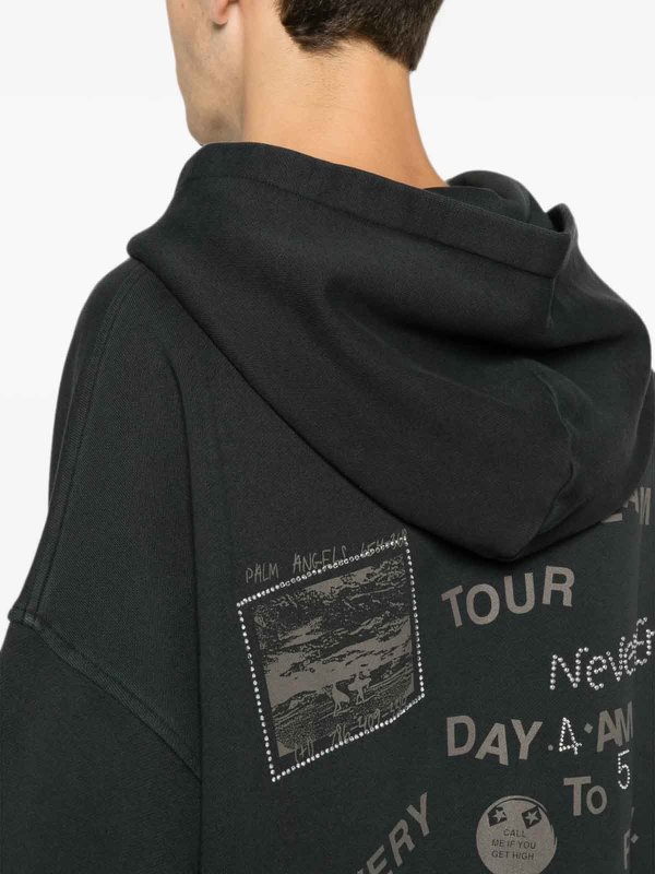 スウェットシャツ/セーター - 黒 shop online: Palm Angels